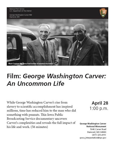FILM: GEORGE WASHINGTON CARVER: AN UNCOMMON LIFE